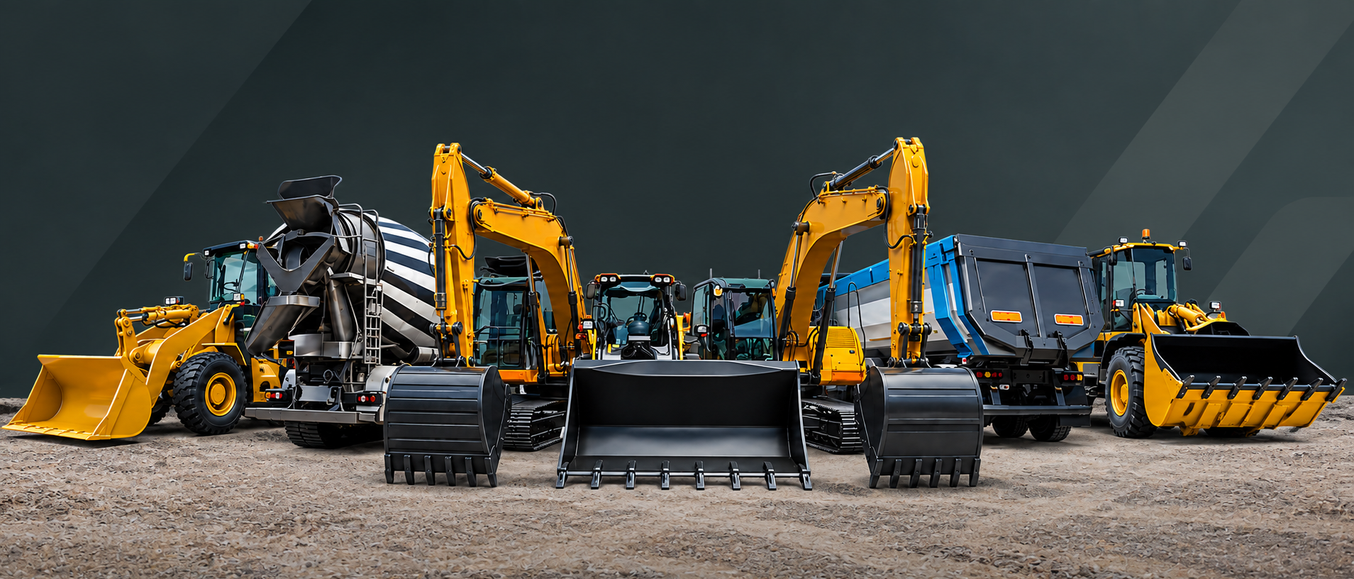 Construction equipment display